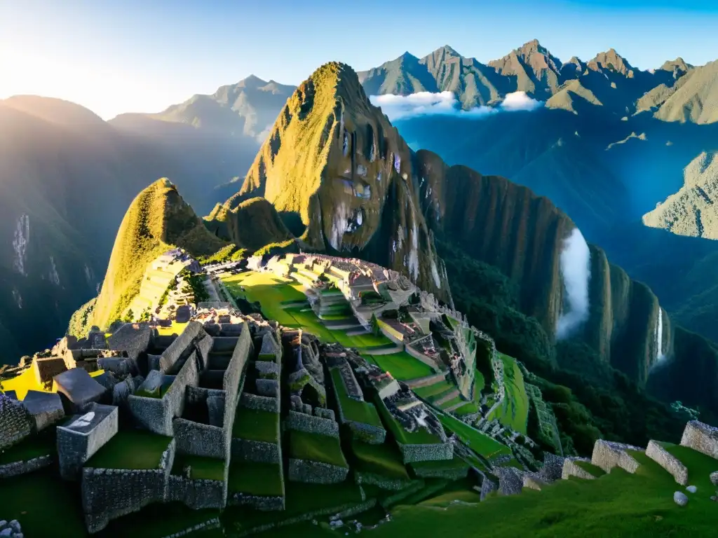 Alineaciones astronómicas en Machu Picchu: el sol se alinea sobre la piedra Intihuatana, revelando el conocimiento ancestral Inca