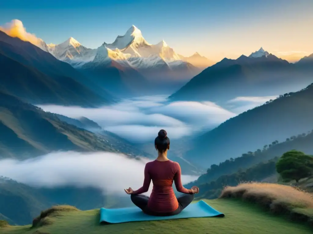 Un amanecer mágico en el Himalaya: retiros de yoga, equilibrio, paz y armonía con la naturaleza