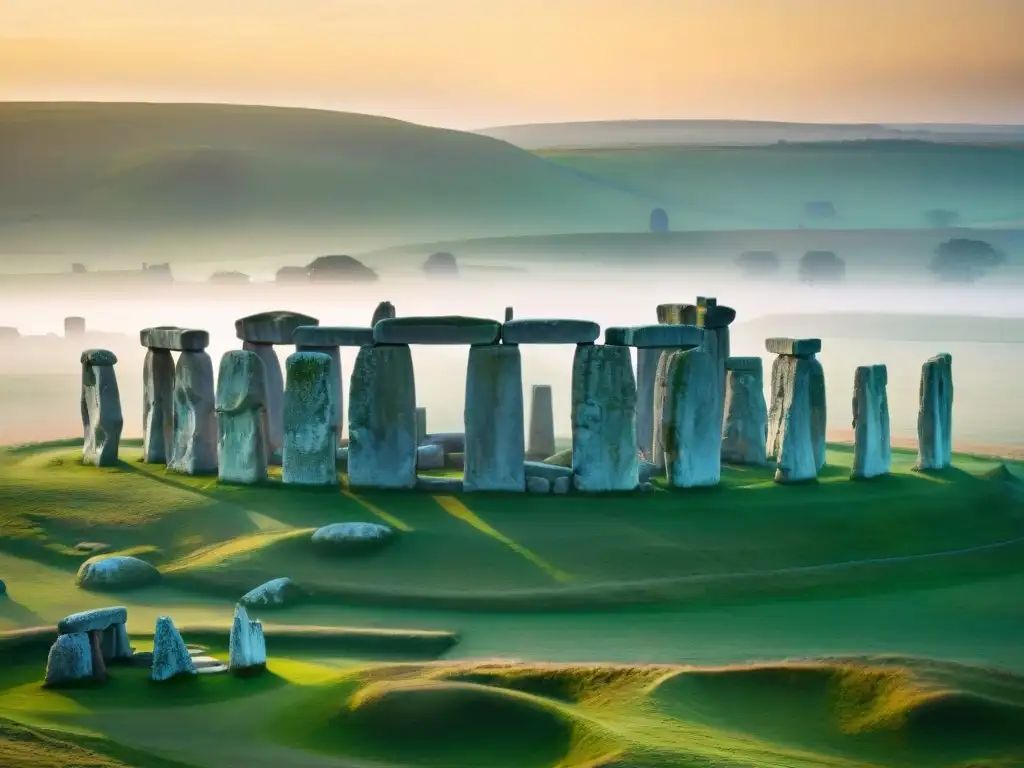 Un amanecer mágico en Stonehenge durante el solsticio de verano