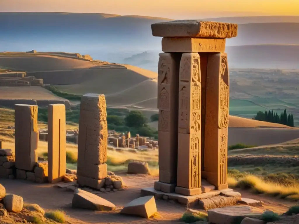 Antiguas civilizaciones tallan misteriosos símbolos en Göbekli Tepe al amanecer