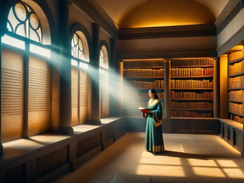 Misteriosos manuscritos antiguos en la Biblioteca de Alejandría Antiguos manuscritos y códigos perdidos en la misteriosa Biblioteca de Alejandría