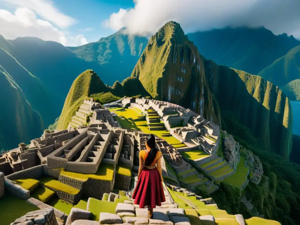 Arte Inca en arquitectura moderna: fusión de Machu Picchu con diseño contemporáneo en un edificio emblemático