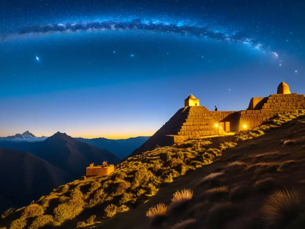 Astrónomos incas estudian el cielo estrellado en observatorio andino