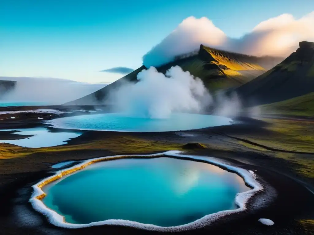 Un baño espiritual en aguas termales, Islandia