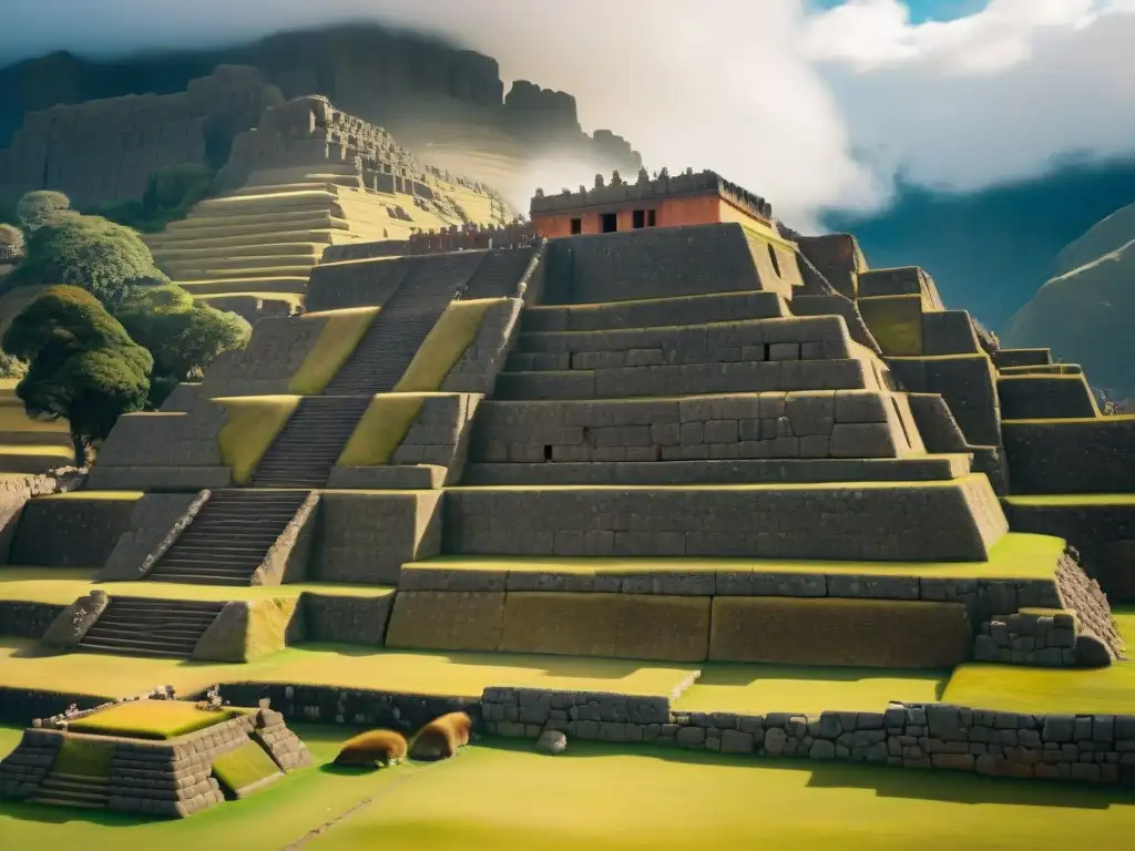 Los bloques de piedra en Sacsayhuamán, reflejan la maestría y grandeza de la misteriosa arquitectura inca en un imponente rompecabezas de piedra