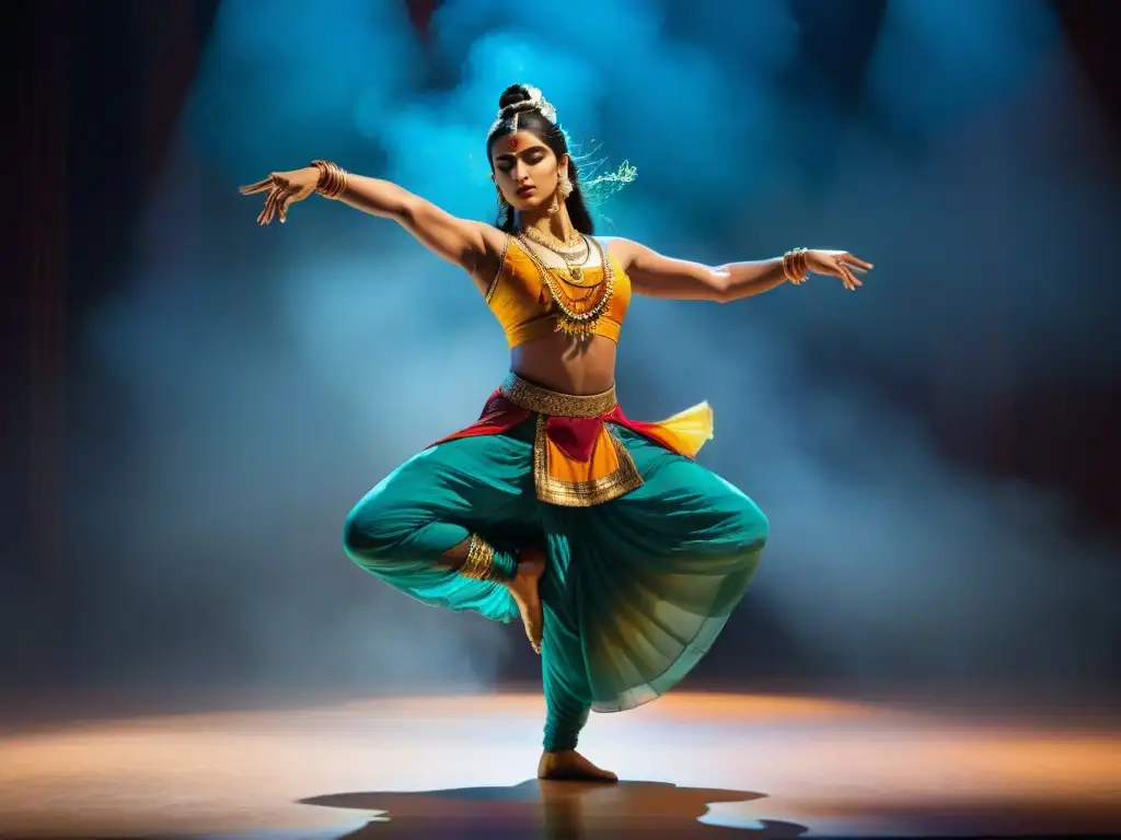 Una cautivadora fusión de la Danza de Shiva India con elementos contemporáneos en una impresionante actuación