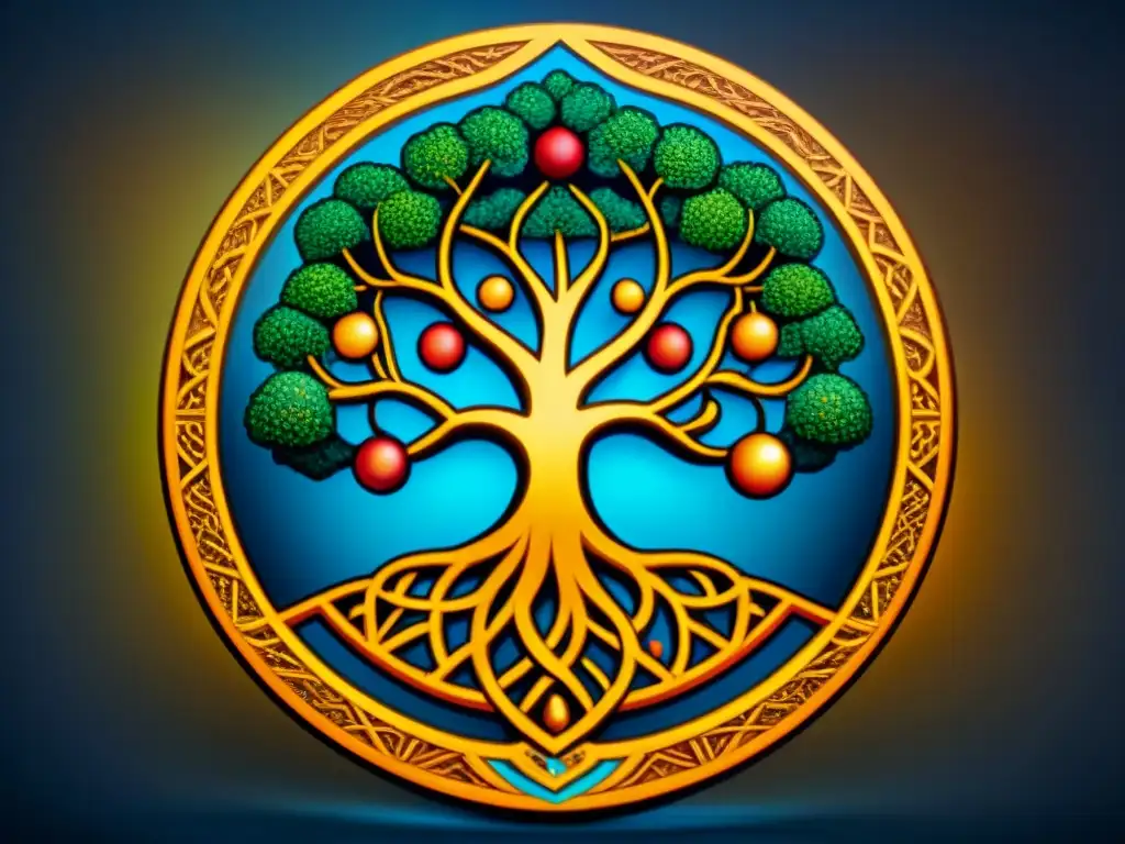 Árbol de la Vida Kabbalah: mapa espiritual de autoexploración Detallada ilustración del Árbol de la Vida en la tradición Kabbalística, simbolizando la exploración de los caminos internos