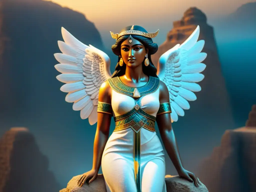 Comparación detallada del simbolismo ángel en culturas antiguas: Mesopotamia, Egipto, Grecia y Maya