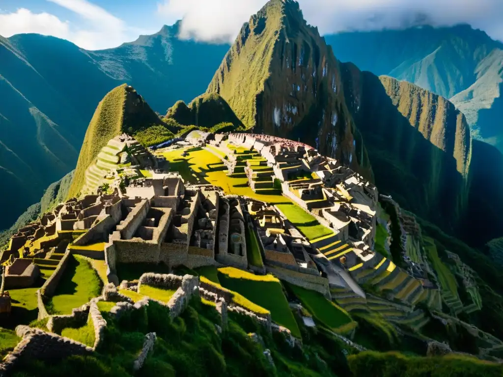 Detalle asombroso de los caminos del Imperio Inca, destacando su ingeniería en paisaje andino