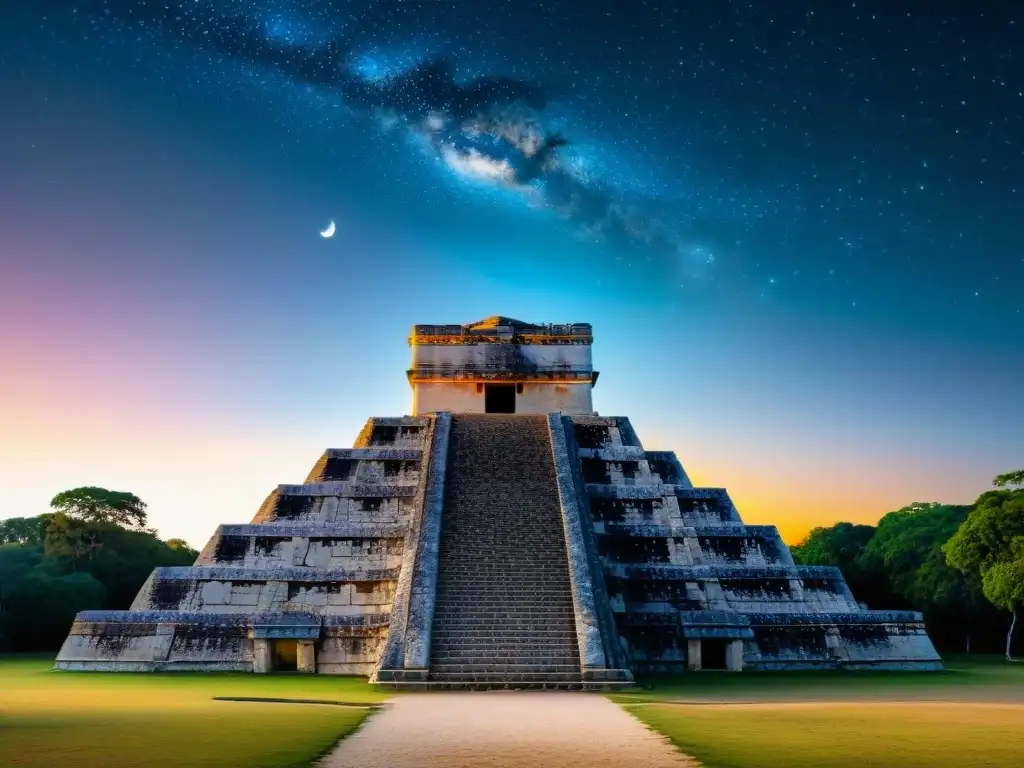 Detalle celestial de la astronomía precolombina en Chichén Itzá