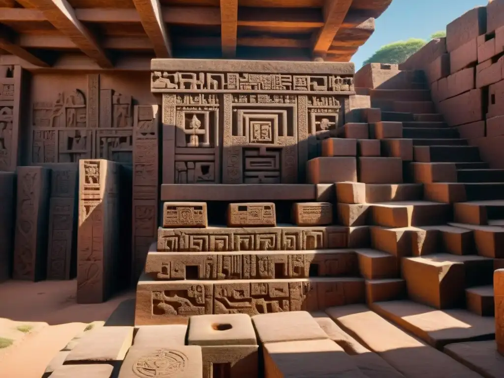 Detalle del enigmático Puma Punku, origen y misterio de la arquitectura ancestral