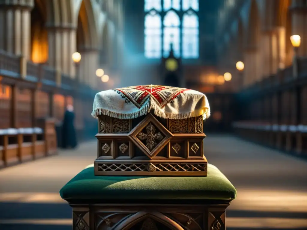 Detalle histórico: la Piedra de Scone, símbolo de la soberanía escocesa, reposa en la Silla de la Coronación en la Abadía de Westminster