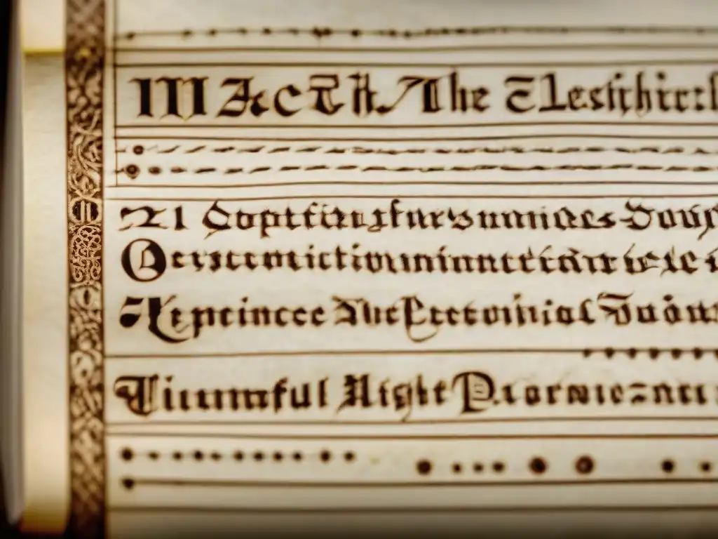 Detalle impresionante del Codex Leicester de Leonardo da Vinci, revelando sus intrincados dibujos y diagramas científicos en pergamino envejecido