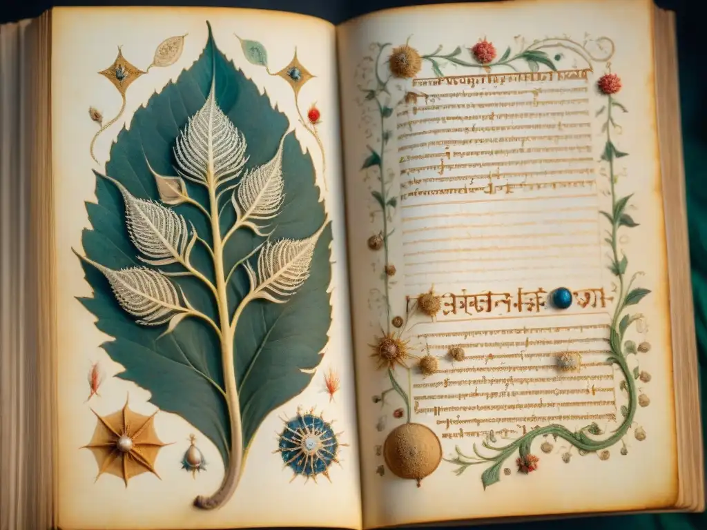 Detalles enigmáticos del Manuscrito Voynich: plantas desconocidas, texto encriptado y diagramas celestiales