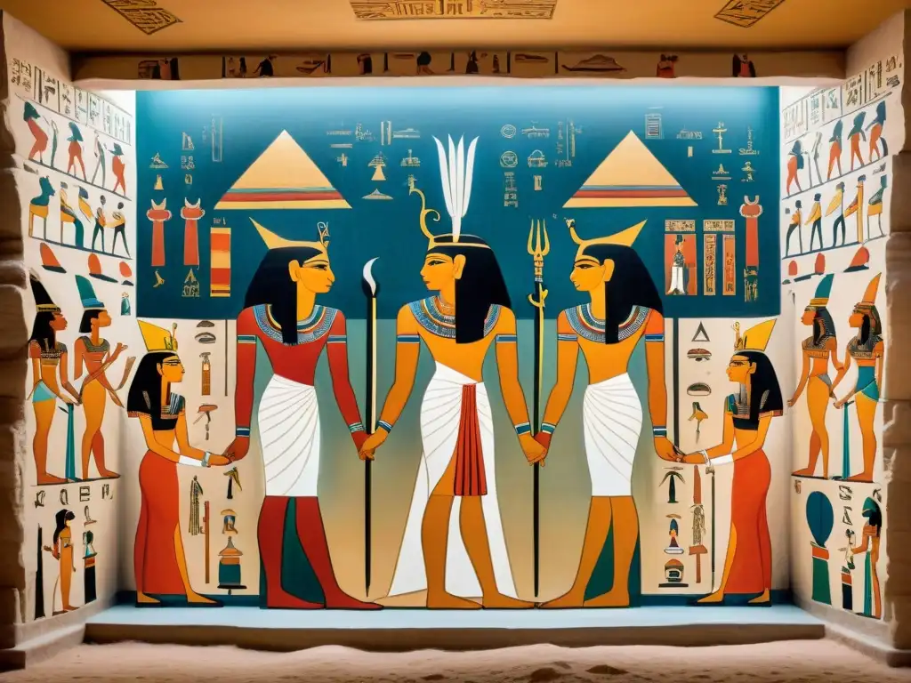 La enigmática desaparición de la Reina Nefertari cobra vida en las intrincadas y coloridas pinturas murales de su tumba en el Valle de las Reinas