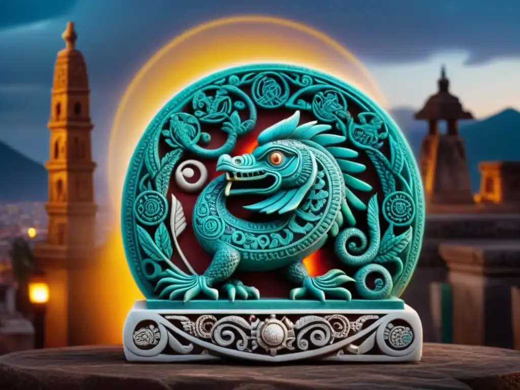 Escultura de Quetzalcóatl y astrología en el mundo prehispánico