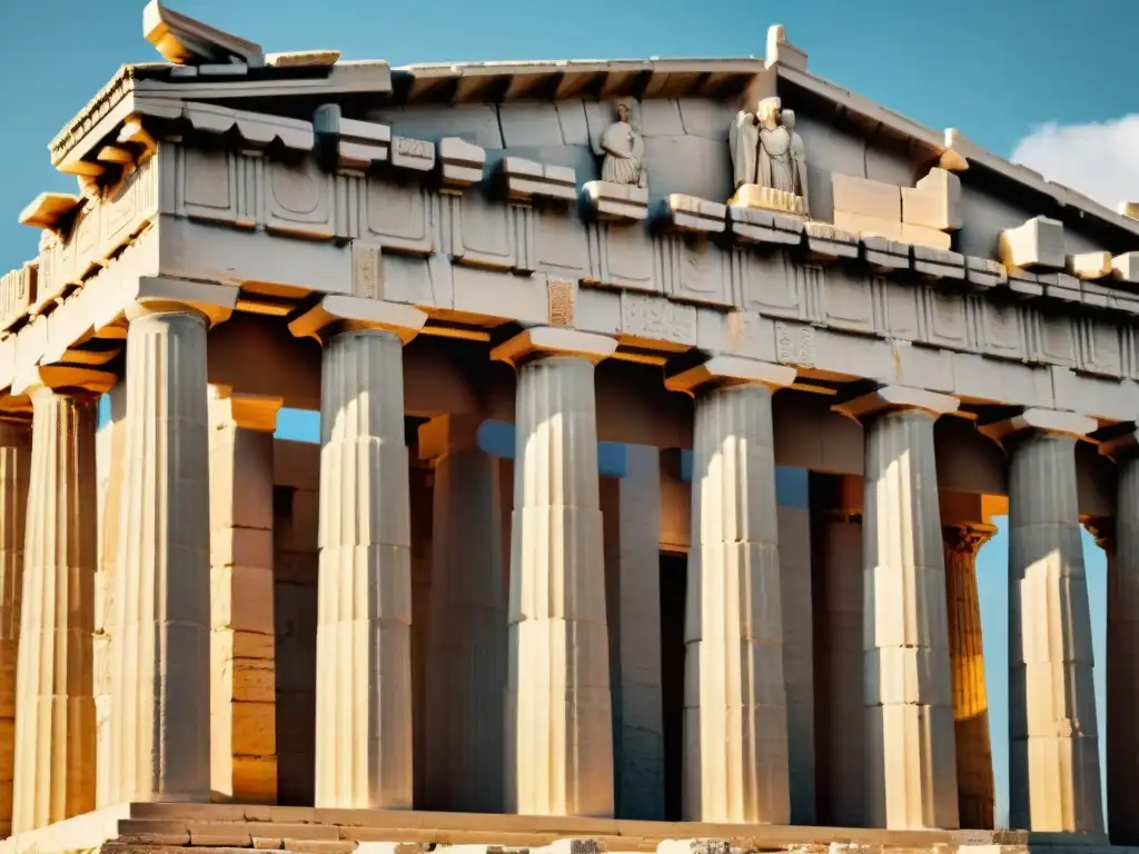 Esplendor del Parthenon en Atenas: legado de constructores antiguos influencia en arquitectura contemporánea