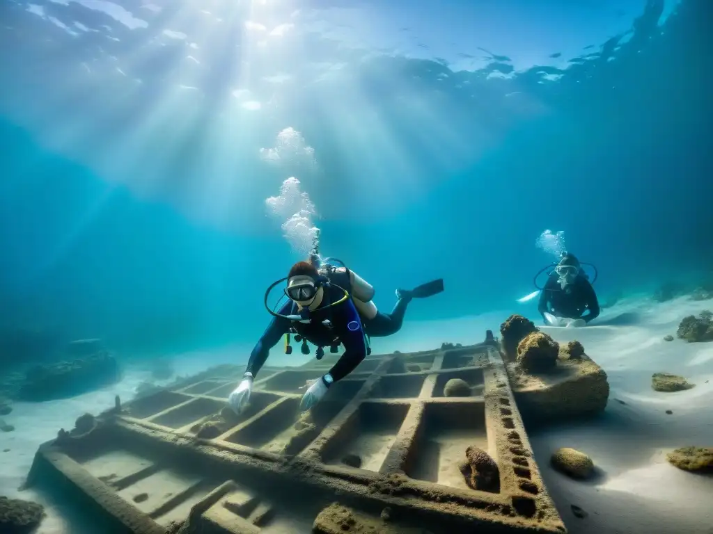 Excavación detallada de arqueólogos en barco hundido en el Nilo, revelando misterios de la Flota Faraónica