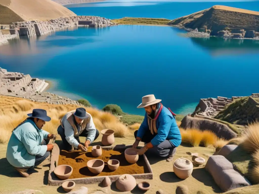 Excavación de leyendas incaicas en el Lago Titicaca: arqueólogos descubren artefactos antiguos junto a las aguas azules