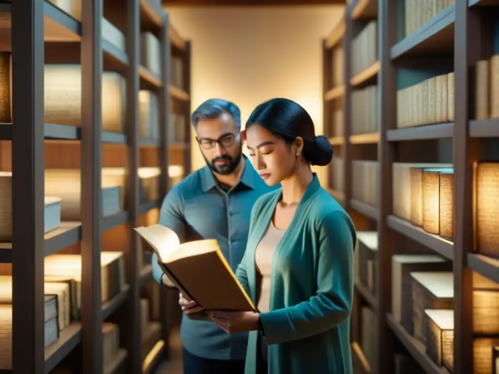 Expertos salvan manuscritos milenarios con tecnología en sala atmosférica