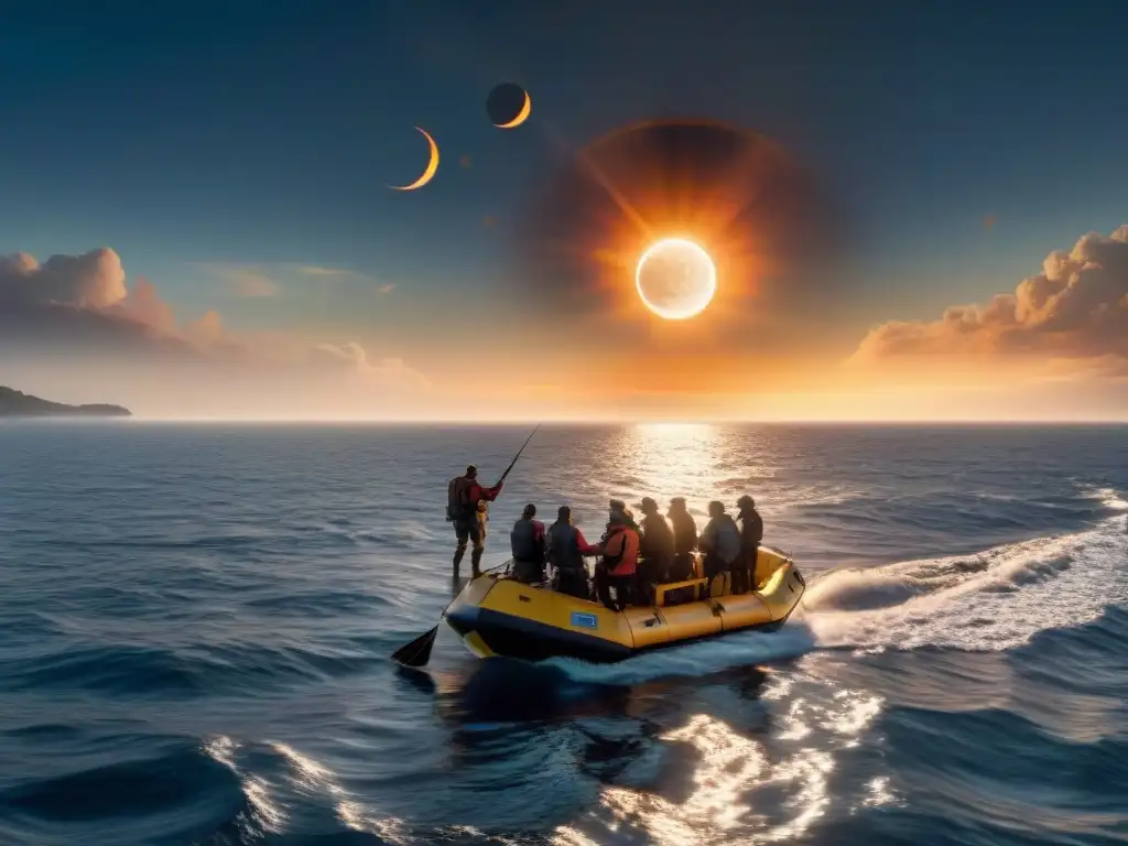 Exploradores antiguos usan eclipse solar para navegar en mar abierto