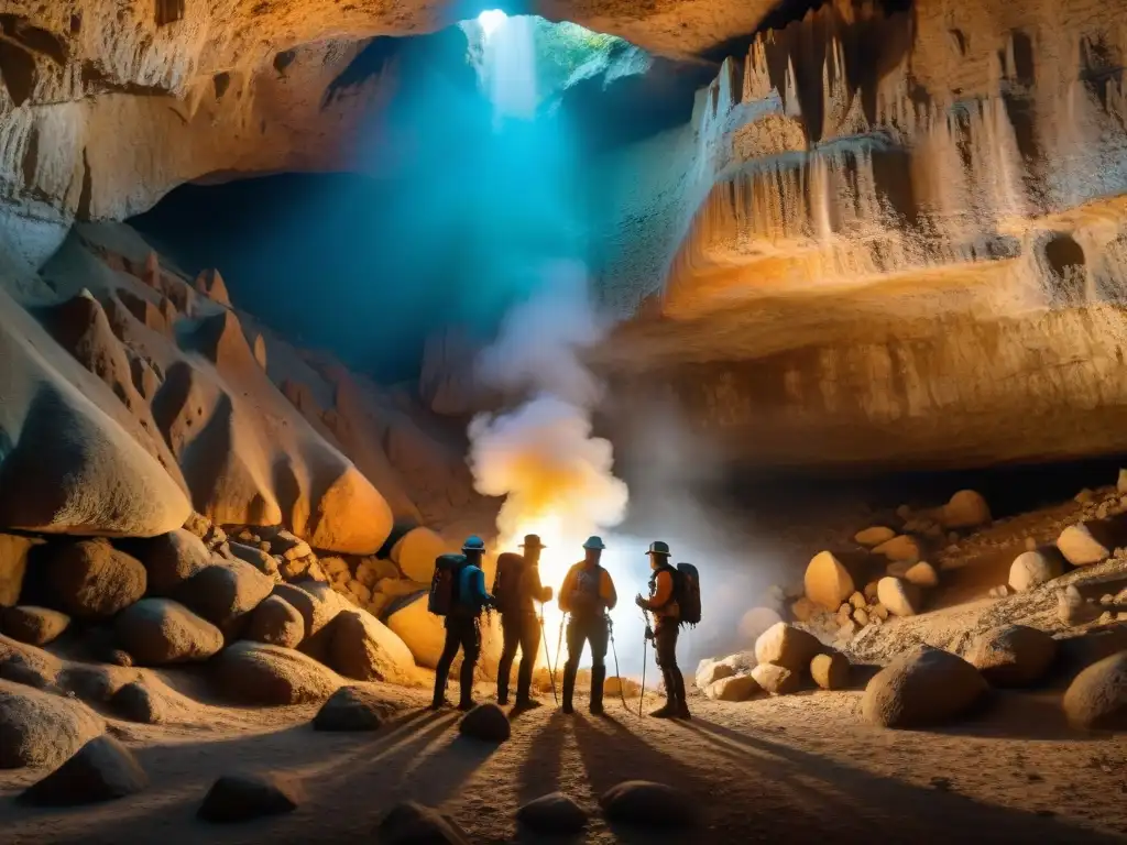 Exploradores descubren la Gruta de las Maravillas en Aracena, España