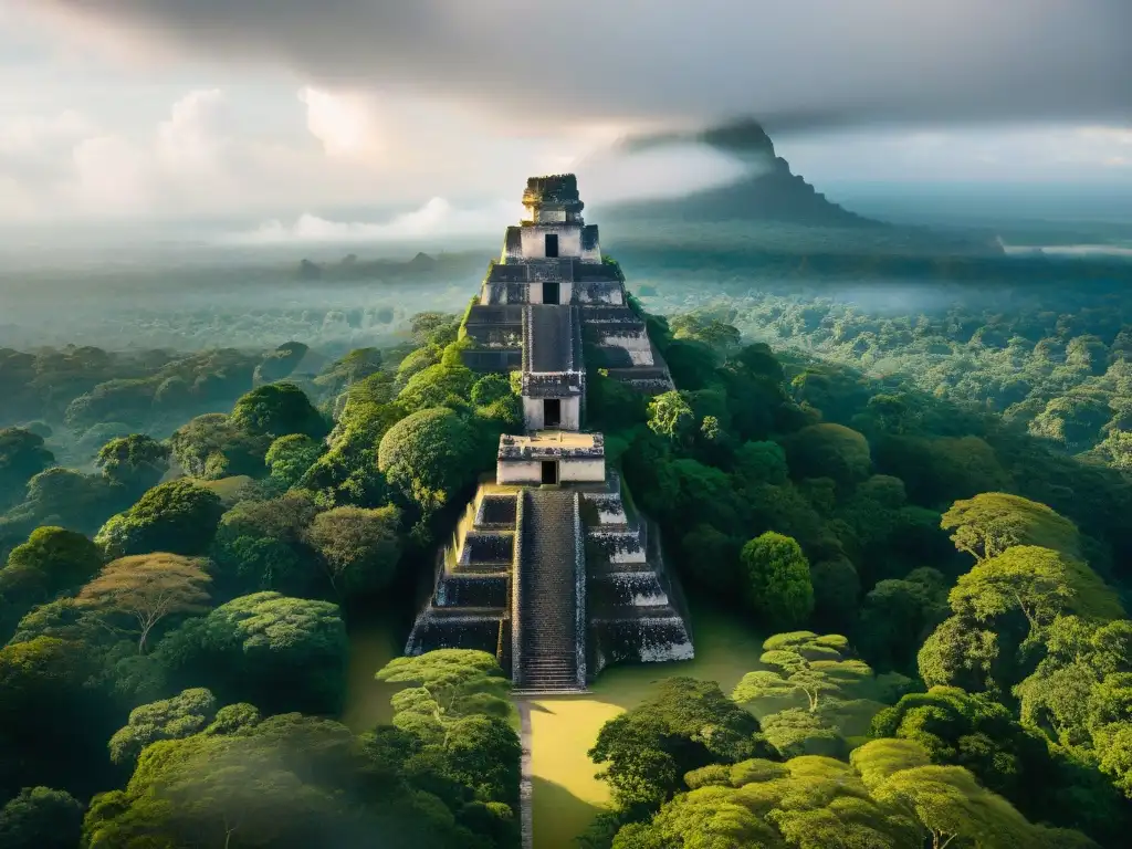 Descubre la grandiosidad de Tikal, ciudad maya rodeada de exuberante selva