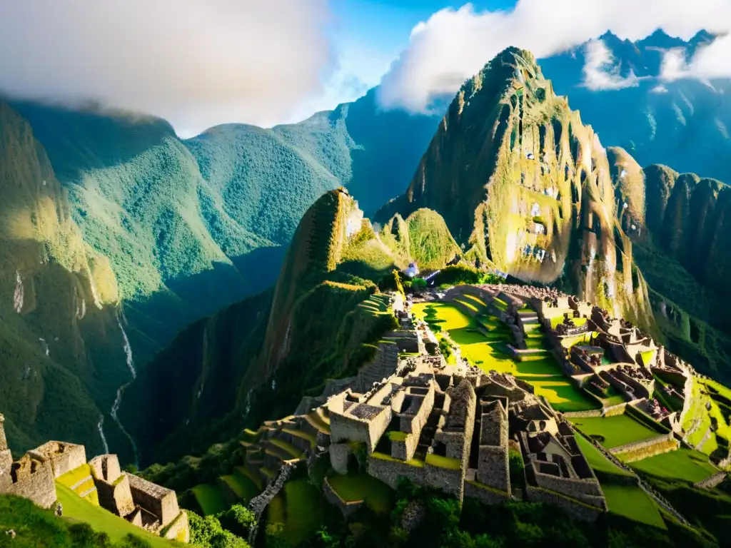 Impresionante arquitectura de piedra de Machu Picchu con la energía oculta de los Incas