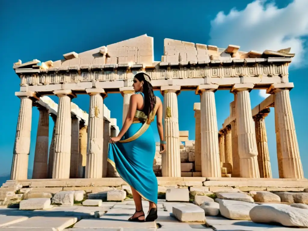 Impresionante Parthenon en Atenas, Grecia