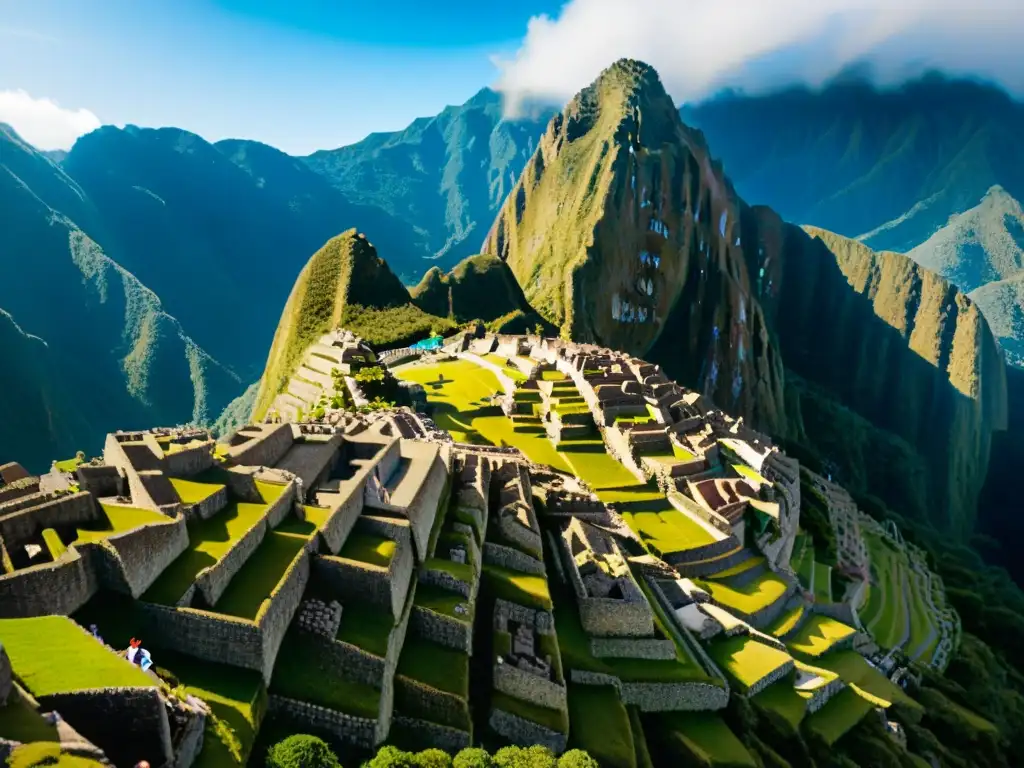 Increíble comparación: ruinas de Machu Picchu y reconstrucción virtual cambiando la historia