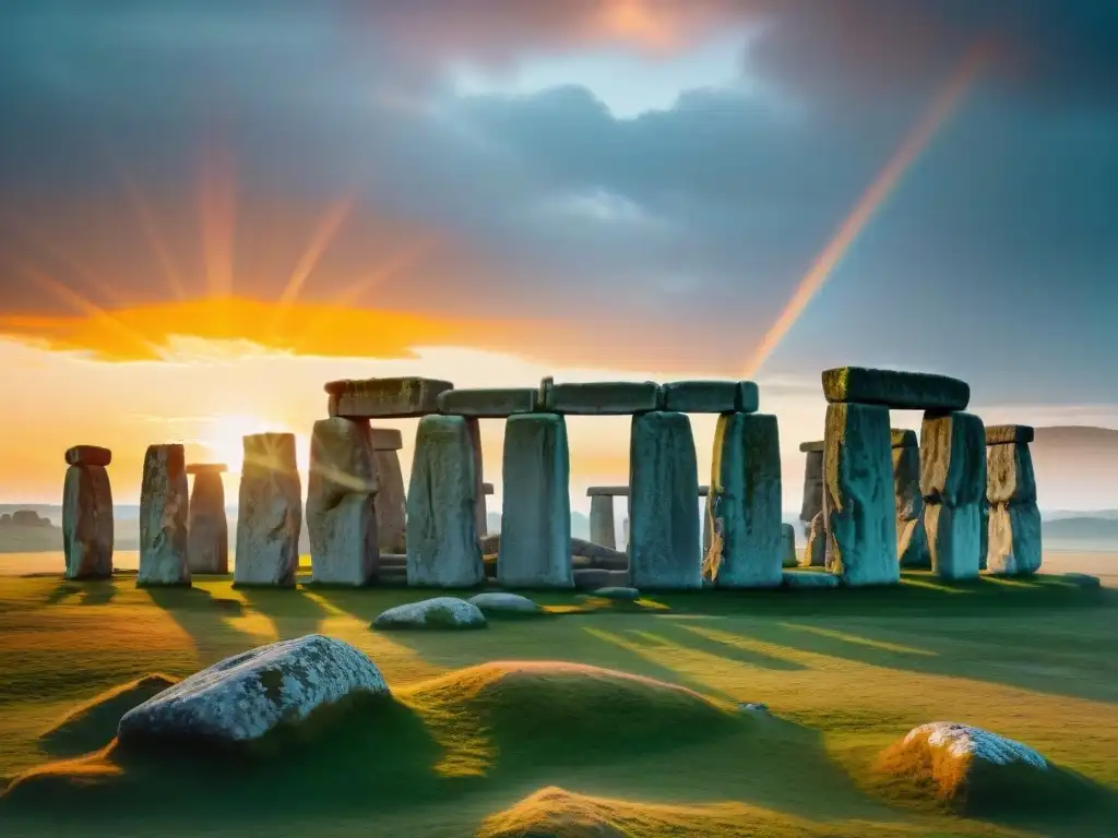 Increíble reconstrucción virtual de Stonehenge en el solsticio, destacando misterios y alineaciones precisas