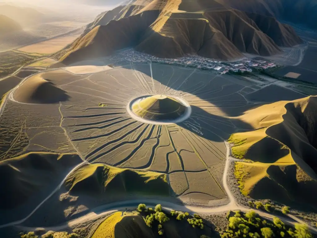 Increíbles geoglifos de las Líneas de Nazca: araña, mono y colibrí