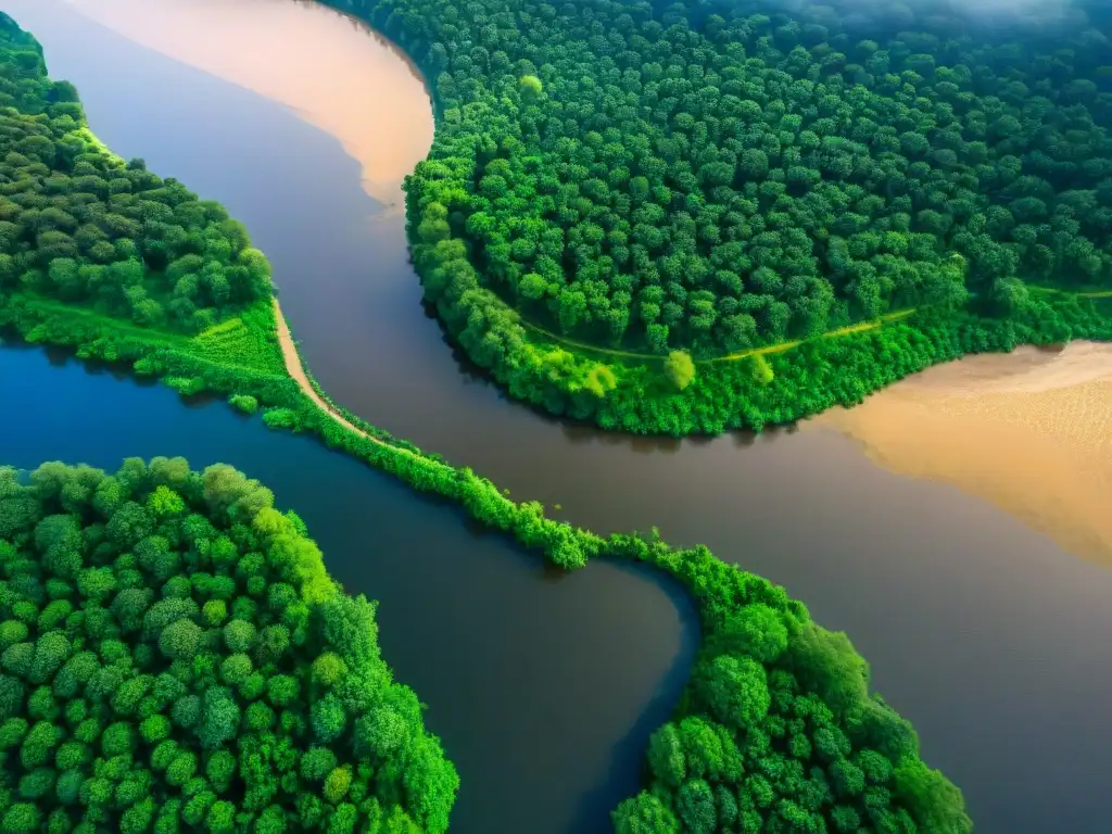 Deslumbrante vista aérea del Nilo durante la inundación anual Intrigante vista aérea de la misteriosa inundación del Nilo transformando el paisaje egipcio