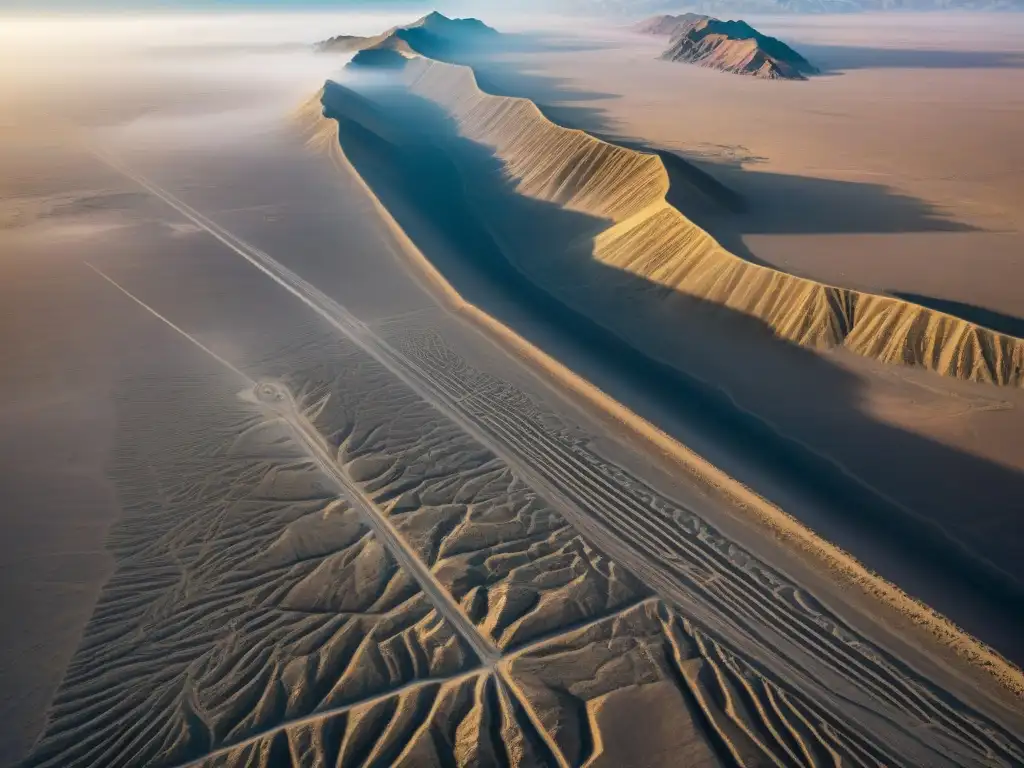 Intrincadas y misteriosas líneas de Nazca en el desierto evocan el significado líneas Desierto Nazca