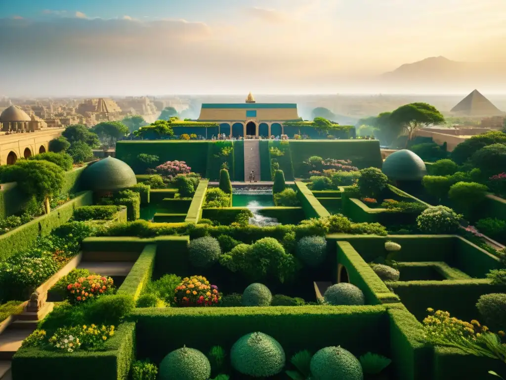 Jardines colgantes de Babilonia, maravilla de la arquitectura mesopotámica entre la bulliciosa ciudad de dioses