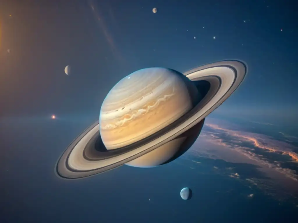 Lecciones y desafíos de Saturno: la danza de sus anillos y atmósfera revela la belleza y dinámicas de este gigante celestial