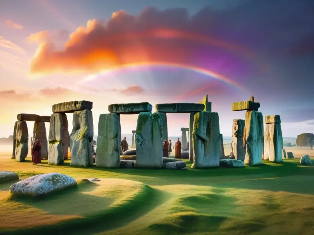 La magia de Stonehenge en el solsticio de verano, con celebraciones celtas y misterios calendario celta festivales