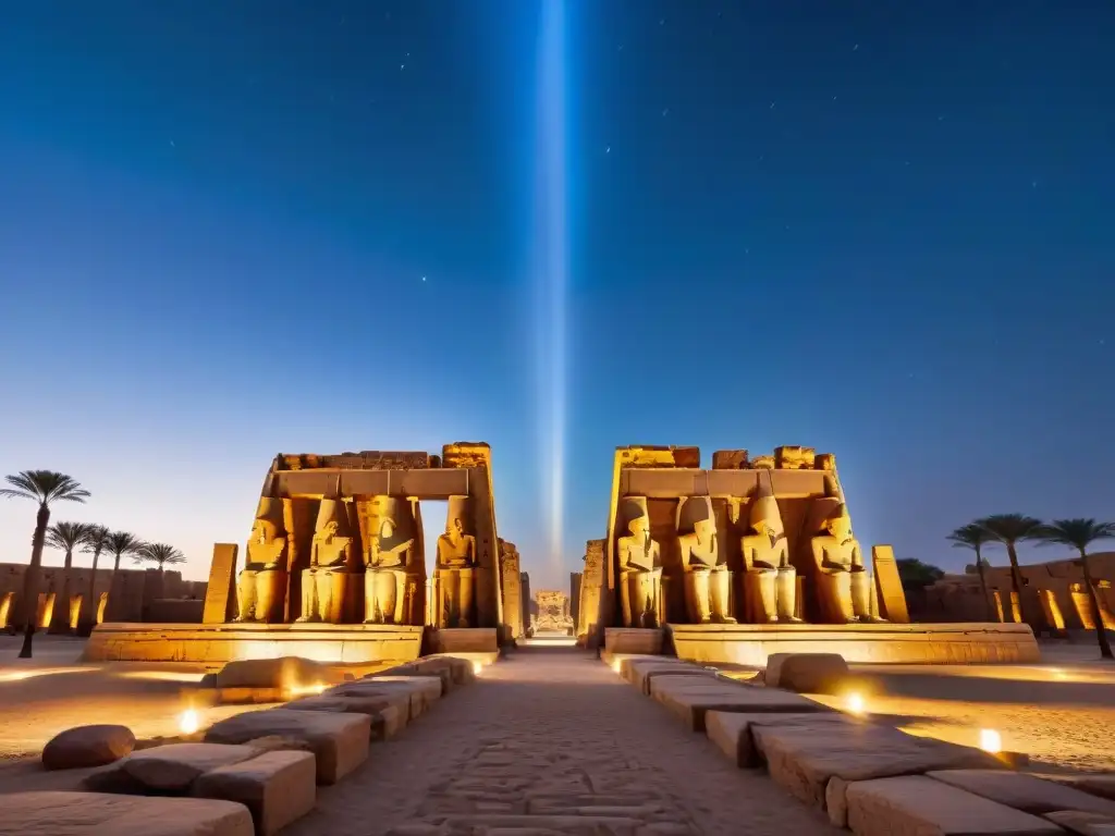 La majestuosa alineación astronómica en el complejo del templo de Karnak durante el solsticio de verano