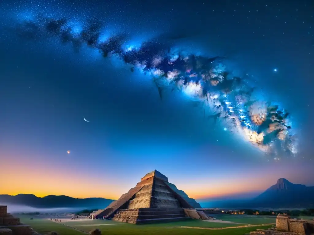 La majestuosidad de la astronomía en civilizaciones antiguas, revelada en el cielo estrellado de una cultura ancestral