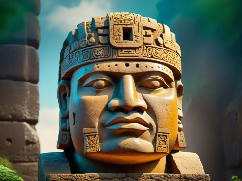 La majestuosidad de la escultura olmeca gigante de La Venta, México, revela los misterios de los olmecas gigantes