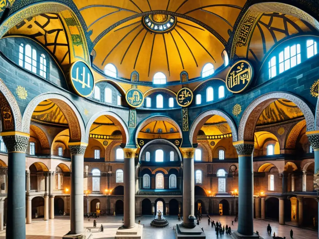 La majestuosidad de la Santa Sofía en Estambul, Turquía, reflejando la influencia de Bizancio en el mundo eslavo