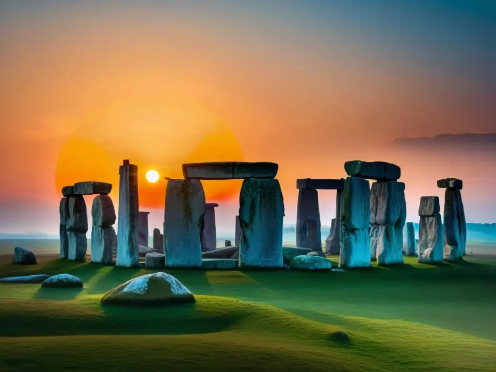 Majestuoso amanecer en Stonehenge, eclipses prehistoria