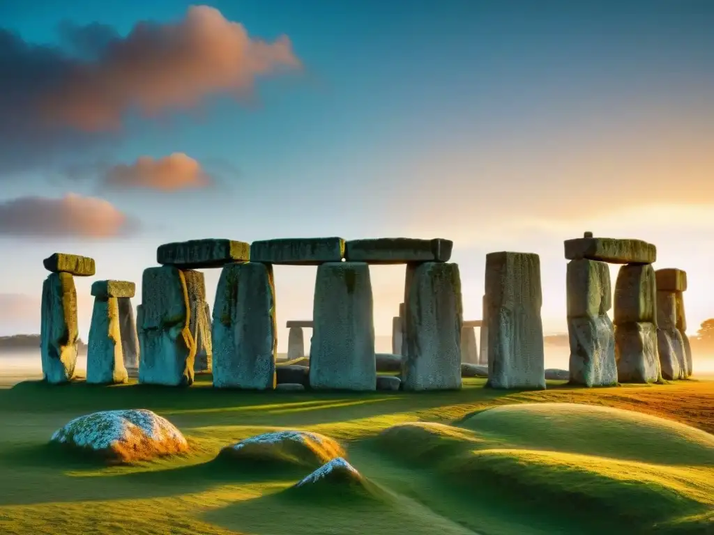 Majestuoso amanecer en Stonehenge, misterioso calendario astronómico