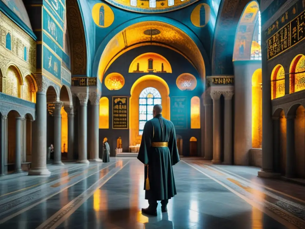 Un majestuoso mosaico de la interior de Hagia Sophia resalta la influencia Bizancio en el mundo eslavo