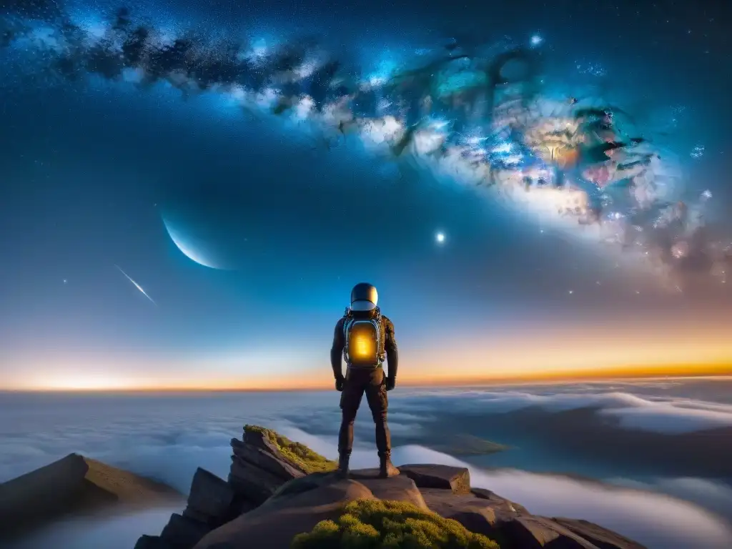 Un manto estrellado ilumina la noche con la belleza etérea de los nodos lunares destino propósito vida
