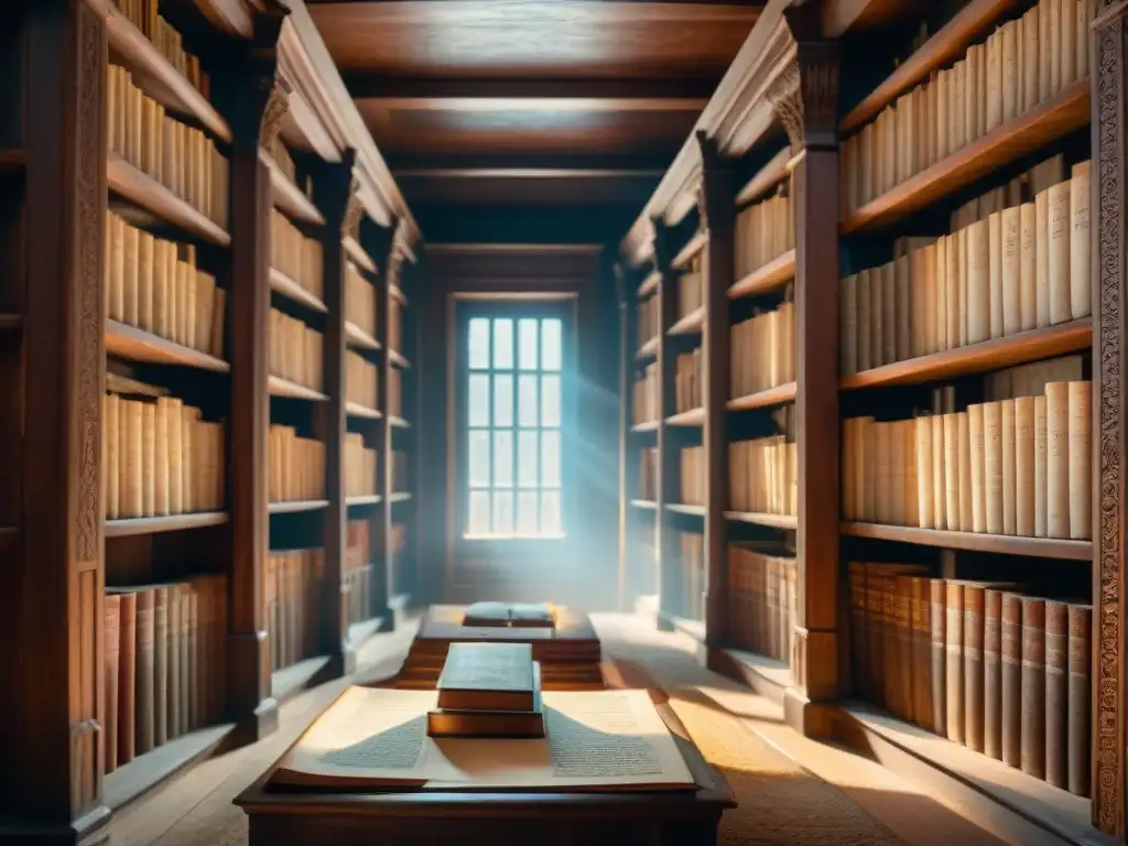 Misteriosa biblioteca eslava antigua con manuscritos en Eslavo Eclesiástico