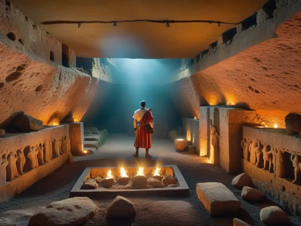 Explora los misteriosos cultos mistéricos romanos de iniciación y sabiduría en el fascinante fresco del Mithraeum