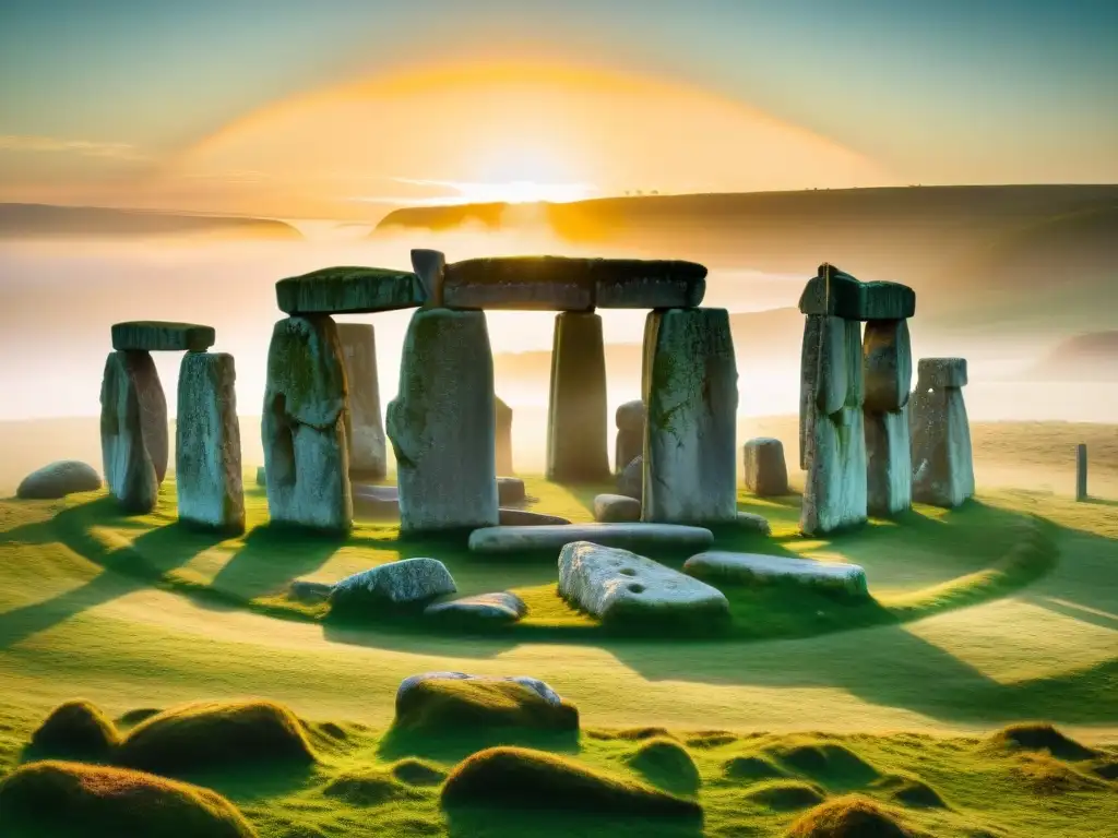 La mística ceremonia de los druidas en Stonehenge, rodeados de sitios sagrados celtas