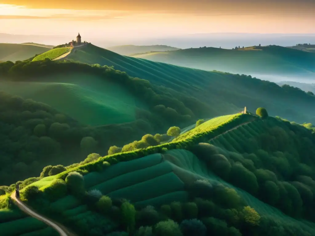 Peregrinos en Camino de Santiago, descubrimiento interior en la ruta de peregrinación histórica