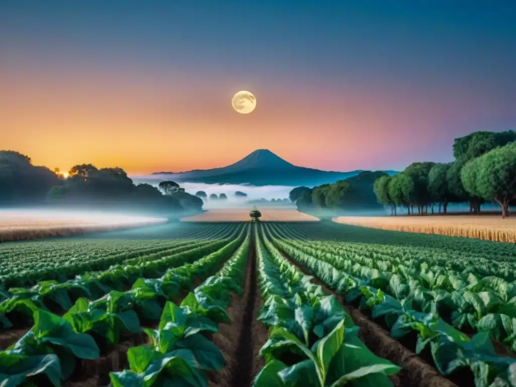 La prodigiosa producción agrícola en civilizaciones antiguas bajo la luz de la luna llena